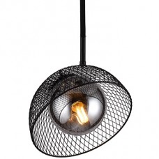 Φωτιστικό Κρεμαστό Μονόφωτο E27 230V Μαύρο 955ADONIS1